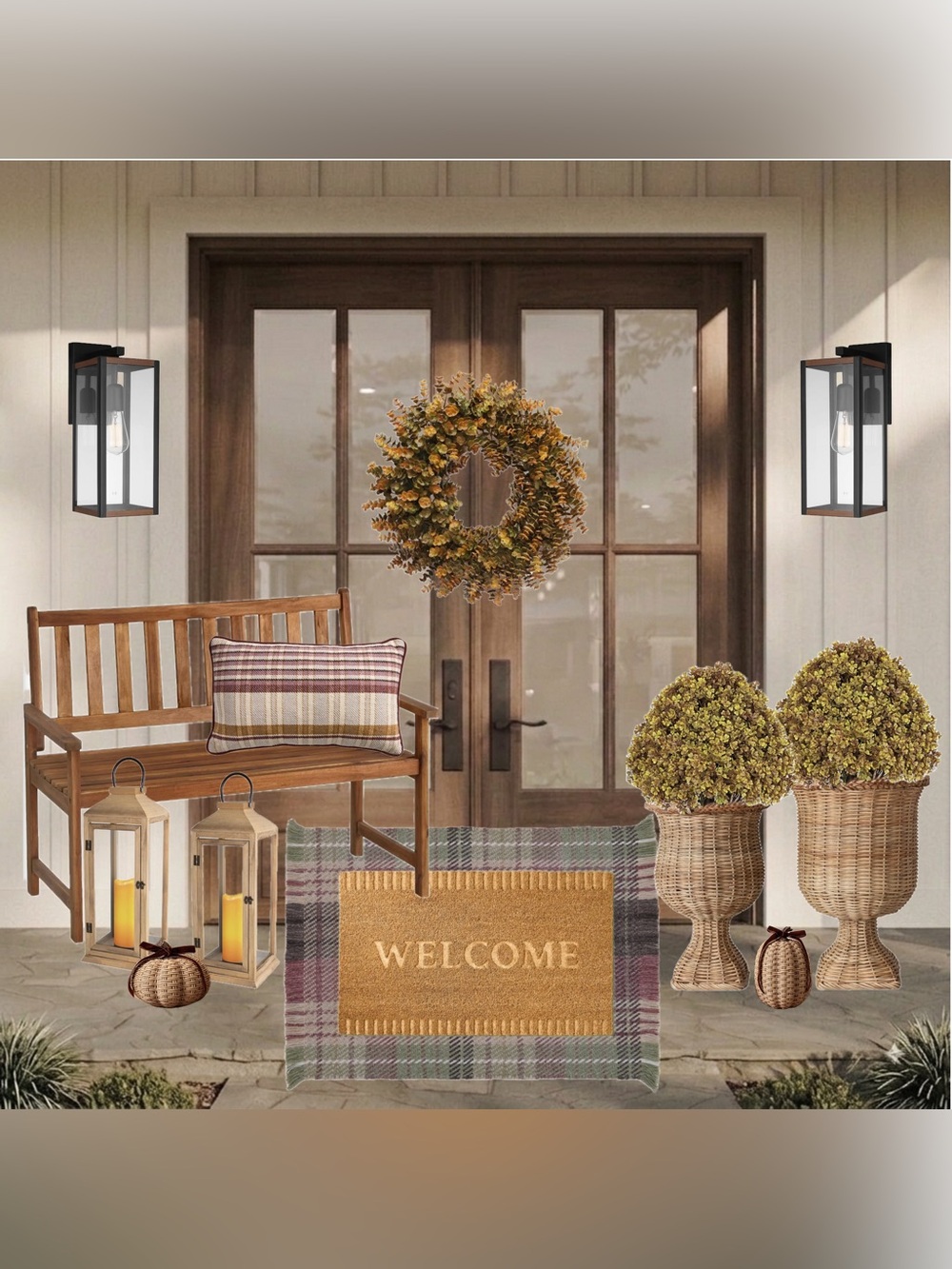 Cozy Autumn Front Porch
